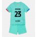 Barcelona Jules Kounde #23 Babykleding Derde Shirt Kinderen 2023-24 Korte Mouwen (+ korte broeken)